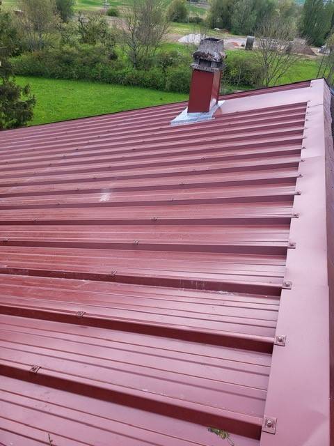 Isoler une Toiture bac acier à Macheren